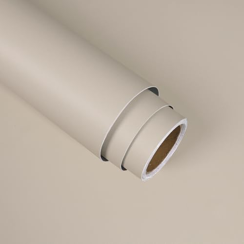 VaryStyle Matte Beige Peel and Stick Wallpaper
