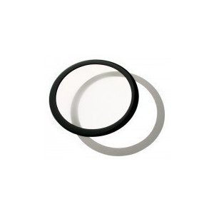 DEMCiflex Compatible Staubfilter 225mm, rund - Schwarz/weiß