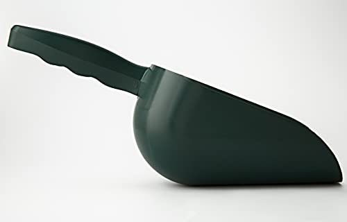 Kerbl Futterschaufel für Tiere (Füllmenge 500 g, zur Fütterung von Geflügel/Schafen/Pferden, Schaufel aus Kunststoff, bruchsicher, kompakte Form) 29692, 1 Stück (1er Pack)