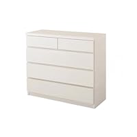 アルファタカバ　薄型チェストシリーズ 奥行30 75cm幅5段ナチュラル Amazon｜アルファタカバ ママも喜ぶ奥行30cm狭い場所で活躍 薄型