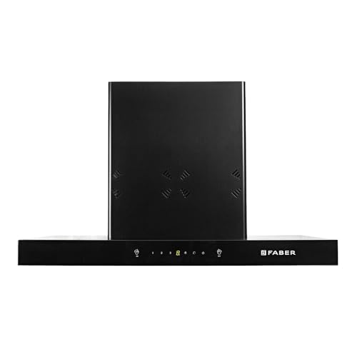 Image of Faber Cygnus 75cm 1400m /hr Autoclean Filterless T-Shape Chimney|Built-In Oil Collector|Odour Sensor|Touch & Gesture Control|12Yr Motor,5Yr Comprehensive Warranty by Faber | HOOD CYGNUS IN3DHCSCFLBK75