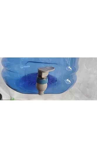 Image of 20 Litre BPA Free Plastic Water Storage Jar with Built-in Tap, Blue, Classic Style