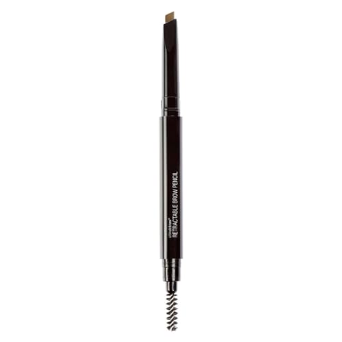 Wet n Wild, Ultimate Brow Retractable Pencil, Lápiz Cejas Retráctil con Punta Triangular para Precisión, Color Pigmentado que Define el Aspecto de las Cejas, Taupe