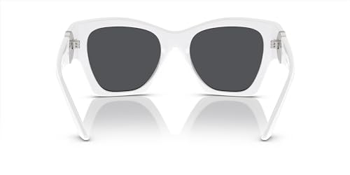 Versace VE 4452 317/87 White Plastic Fashion Sunglasses Grey Lens3
