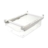 Caja de almacenamiento de plástico deslizante tipo cajón, estante de congelación for mantenimiento fresco de huevos colgantes for refrigerador(1pcs)