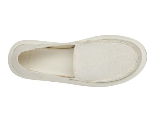 Image of Sanuk Womens Donna Soft Top Hemp Loafers | Womens Shoes | Slip On Shoes for Women | Women's Slip-on Loafers | Memory Foam Footbed