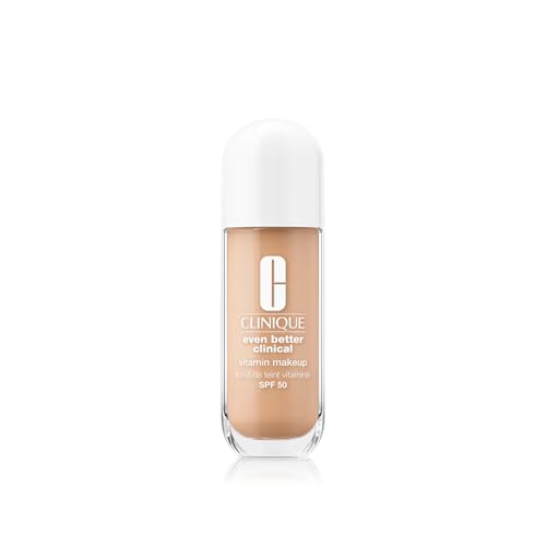 Clinique Even Better Clinical™ Vitamin Makeup SPF 50 – Skin Tint Foundation | Leichte Foundation mit Vitamin C, E & B3, strahlendes Finish