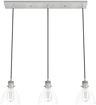 Hunter Fan Company 19308 Van Nuys Linear Cluster, Brushed Nickel