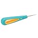 aqxreight Stringing Straight Awl for Badminton Tennis Racket Racket Stringing Tool Compatible with Major Racket Stringing Machines Steel Ergonomic Silicone Handle for Stringing