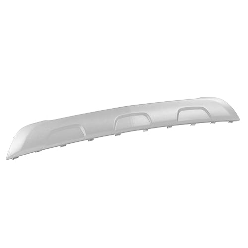 Image of Rear Bumper Skid Plate, Rear Bumper Lower Skid Plate Valance Panel Trim Replacement for 2016 to 2022 (Silver)