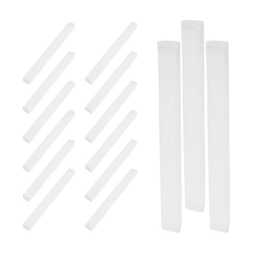 Baguettes de sélénite blanche portables pour décoration intérieure et DIY