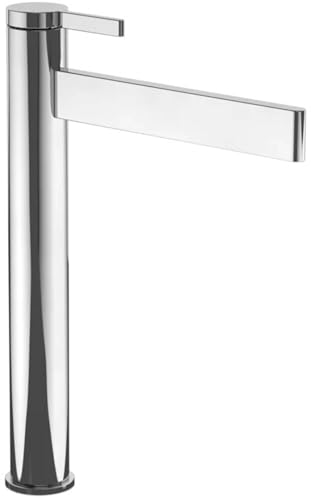 Mitigeur lavabo droit surélevé VILLEROY ET BOCH Dawn sans tirette Chrome - vue 3