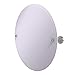 Allied Brass P1090 Frameless Round Tilt Beveled Edge Wall Mirror, Satin Nickel