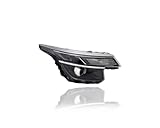 Headlight Assembly - Compatible/Replacement for '21-23 Kia Seltos EX/Premium/Nightfall/S/Turbo - Halogen With LED Daytime Running Light - Right Hand - Passenger - 92102Q5130