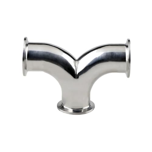 Raccord trois voies en acier inoxydable 304 durable avec bride de 50.5mm