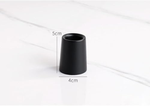 Evite manchas en su lavabo con este juego de accesorios de baño negro de lujo 6