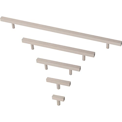 Franklin Brass (30-Pack) – Stainless Steel Cabinet Handles, 3 Inch Hole Center, Modern Pulls for Drawers, Kitchen Cabinet Door, Dressers | Simple Square Bar by Franklin Brass - Image 4