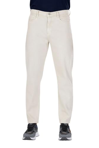 Image of Men's Straight Fit Stylish Non Stretch Mid Rise Pure Cotton Crafted with Premium Fabric Relaxed Jeans Available in Variety of Colour
