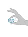 RaZbaby Jollypop Pacifier for Babies 3 Months and Up, USA Made, Natural Shaped Orthodontic Binky, Lovingly Shared in NICUs & Hospitals Worldwide, Medical-Grade 100% BPA-Free - 2 Pack - Blue