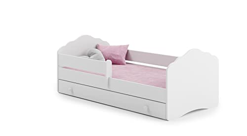 MEBLEKO Lit Enfant FALA Bar+SZU 140x70 avec tiroir de Rangement avec Matelas