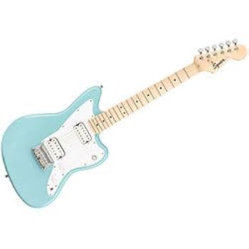 Amazon.com: Squier Mini Jazzmaster Electric Guitar, Daphne