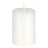 Mega Candles 1 pc Unscented Solid White Pillar Candles, Hand Poured Premium Wax Candle 2 Inch x 3 Inch, Home Décor, Spas, Weddings, Occasions, Party, Centerpieces, Holidays, Vigils, Prayers