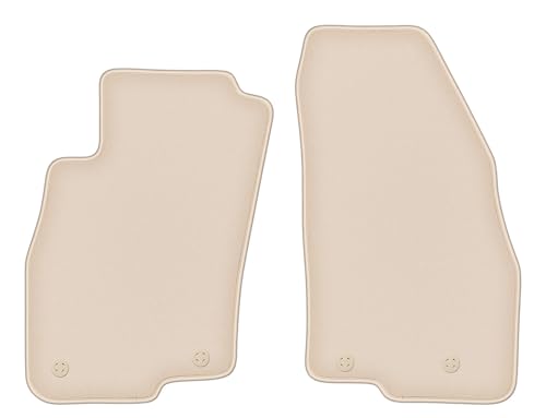 Tapis de voiture en velours beige Alfa Romeo Mito pour trajet quotidien