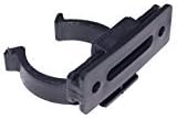 Pro-Pack 10pcs Screw-on Toe Kick Clip Black for Blum and IKEA Cabinets and Base Levelers That are 1-1/8" to 1.25"D