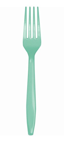 Creative Converting 318870 Fresh Mint 50 Count Forks, Standard, Multicolor