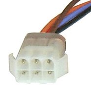 6 PIN MALE/FEMALE QUICK DISCONNECT HARNESS
