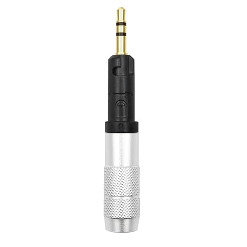 LLINthy Adaptador de auriculares de grado de estudio, reparación de pines de metal para enchufe de sonido M40X, M50X, M70X, accesorios de transmisión, enchufe de repuesto de equipo profesional