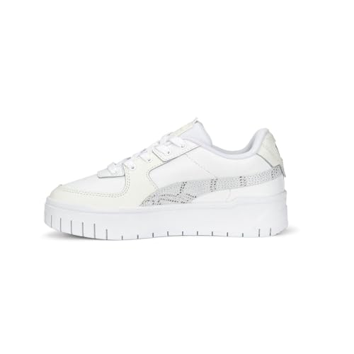 PUMA Kids Girls Cali Dream Animal Print Lace Up Sneakers Shoes Casual - White - Size 7 M3
