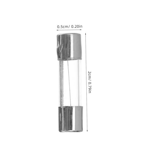 Kit de 100 fusibles de tubo de vidrio - para circuitos automotrices, reemplazo conveniente para mantenimiento fácil miniatura 2