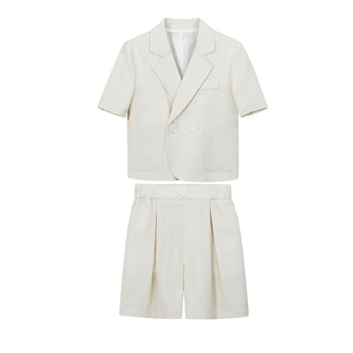 Conjunto de 2 piezas de chaquetas y pantalones cortos para niños 5