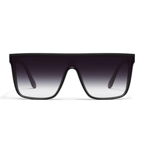 OSAGAMA Luxury Square Sunglasses for Women Men Unisex Lightweight Trendy Flat Top Sun Glasses Shades