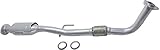 EvanFischer REPT960303 Silver Powder-Coated Catalytic Converter with Heat Shield