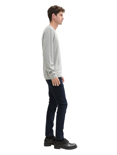 TOM TAILOR Herren Troy Slim Fit Jeans mit Stretch,10170 - Blue Black Denim, 30/30 – Ansicht 3