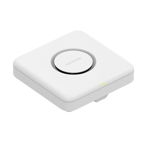 Image of NETGEAR Tri-Band PoE 10 G Insight Manageable WiFi 7 Access Point (WBE750) - 18.4 Gbps Speed (AX18400) - Covers up to 3,000 sq. ft., 256 Client Devices - WPA3 - Power Adapter not Included