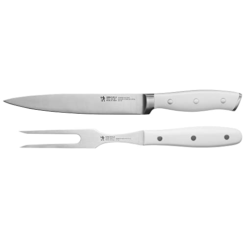 HENCKELS Forged Accent 2-pc Carving Knife Set, Razor-Sharp, White Handle - image 1