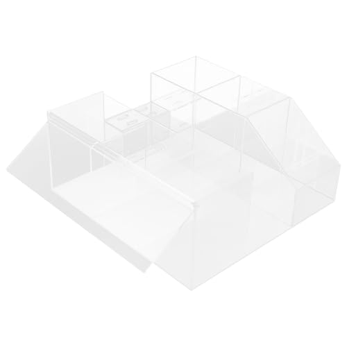Boîte de rangement en acrylique élégante pour outils de cils et pinces