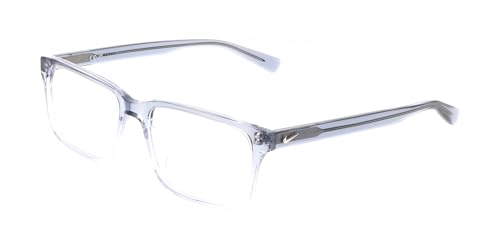 Lunettes de vue Nike 1001Y bleu ardoise dégradé de taille 55-17-140 pour un look mixte au quotidien