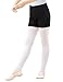 Phoeswan Girls Cotton Dance Shorts, Highly Elastic Ballet Short Pants for Girls (Toddler,Little Kid,Big Kid) Black