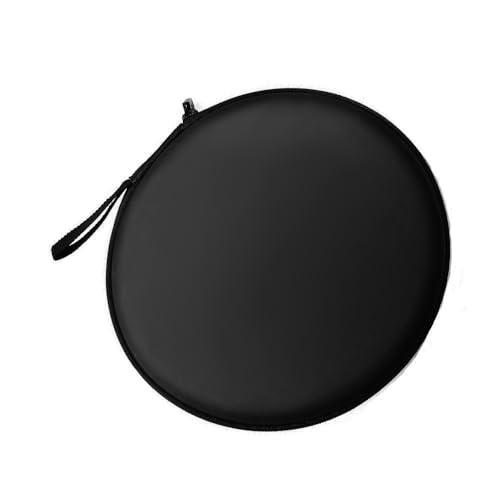 QC30 Replacement Zipper Carrying Case Round & Hard Box Portable Bag Compatible with Bose Quietcontrol 30 QC30 in-Ear Wireless Headphones (Black)