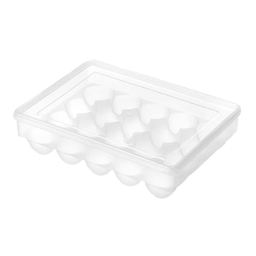 Gralara Support d'œufs transparent pour réfrigérateur, distributeur pratique, 20 Grilles