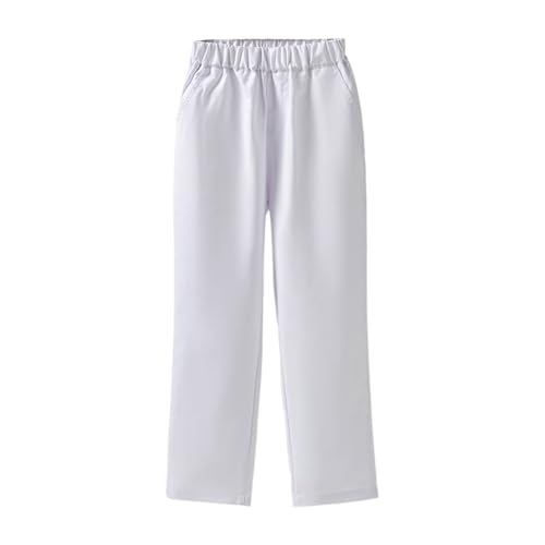 Boys Harem Long Pants Baggy Wide Leg Fall Lightweight Solid Sweatpants with Pockets Kids Straight Elastic Trousers2