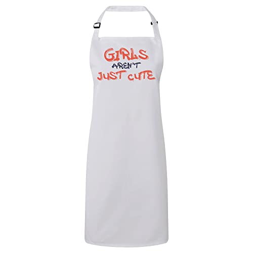 Tablier cuisine blanc pour cuisiner entre amies avec un style féministe
