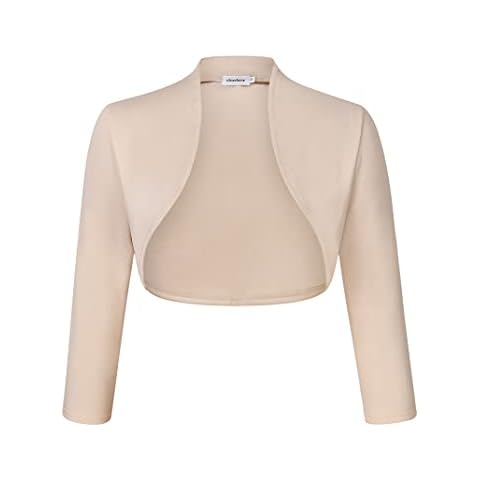 Boléro élégant Clearlove XL Abricot Cover