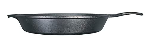 Image of Lodge 13.25 Pre Seasoned Inch Cast Iron Skillet. Large Classic Cast Iron Skillet for Family Size Meals