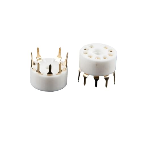 Tube socket B9A pcb céramique or pour lampe 12AX7 et amplificateur diy hi-fi