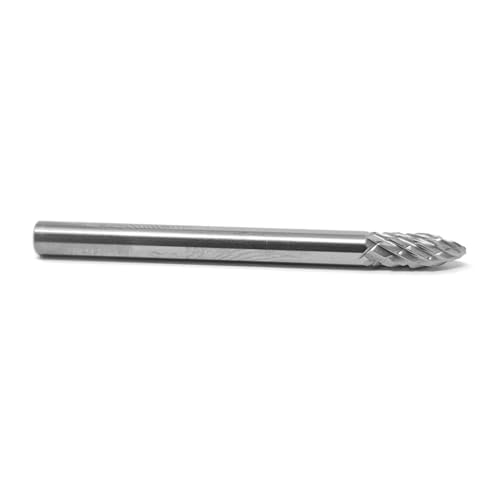 Fresa de carburo sólido doble corte SF-41 1/8" x 1/4" miniatura 1